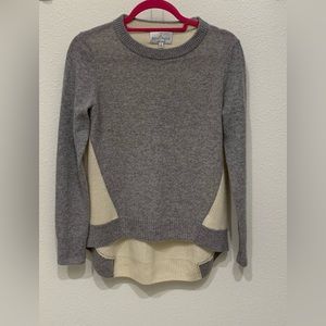 Belle France 100% 2 Ply Cashmere Long Sleeve Sweater